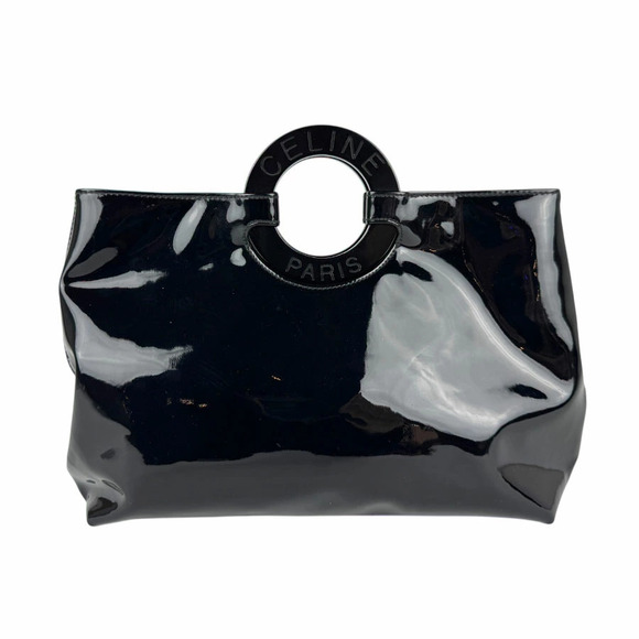 Celine Handbags - Celine handbag Patent Vernis leather black